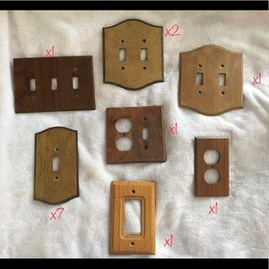 Wooden Light and Outlet Covers